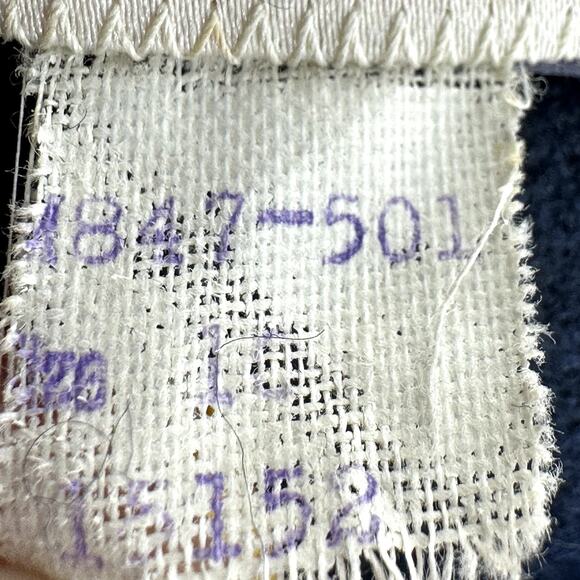 Vintage Pendleton Wool Peacoat 70s Button Down Hand Pockets Navy Blue Medium - Picture 3 of 7